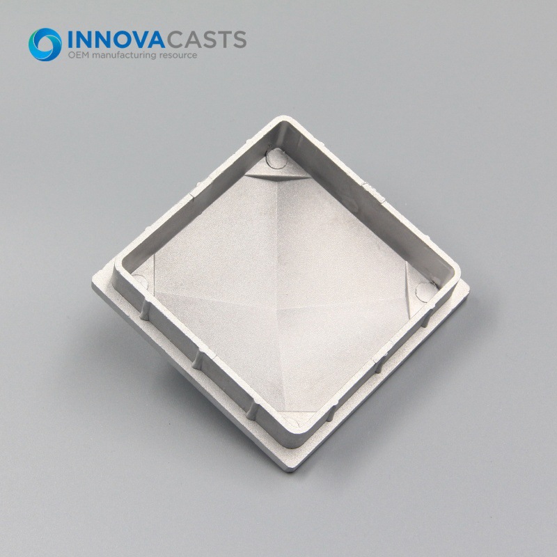 100mm Aluminum Pyramid Fence Post Cap for Square Wood Posts