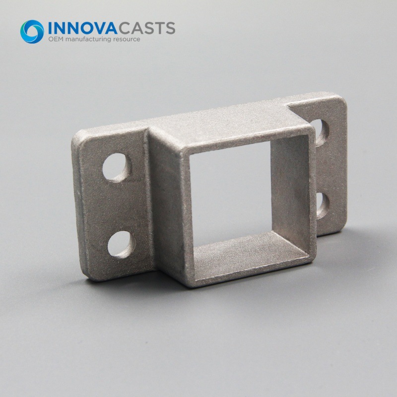 40mm Aluminum 2-Way Square Tube Wall Mount Fence Bracket