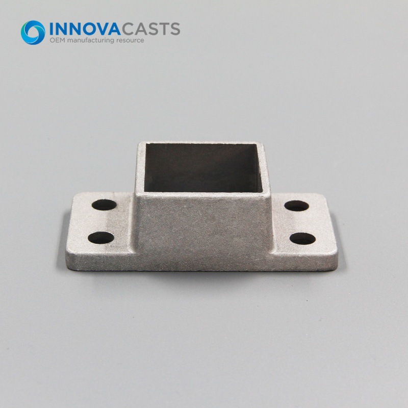 40mm Aluminum Square Tube Fence Wall Mount Bracket Connector