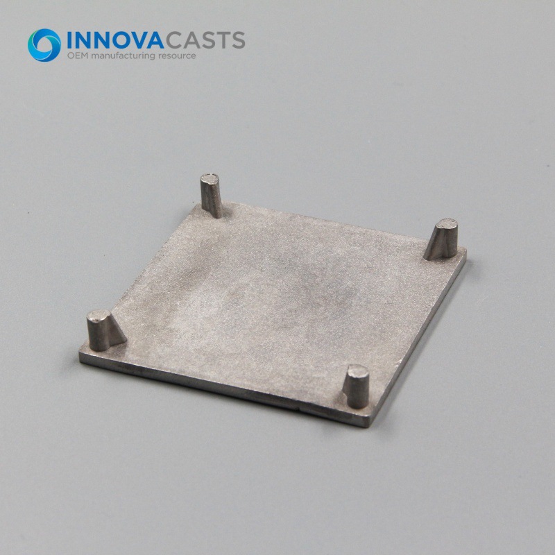 75mm Aluminum Flat Top Fence Post Cap for Square Tube